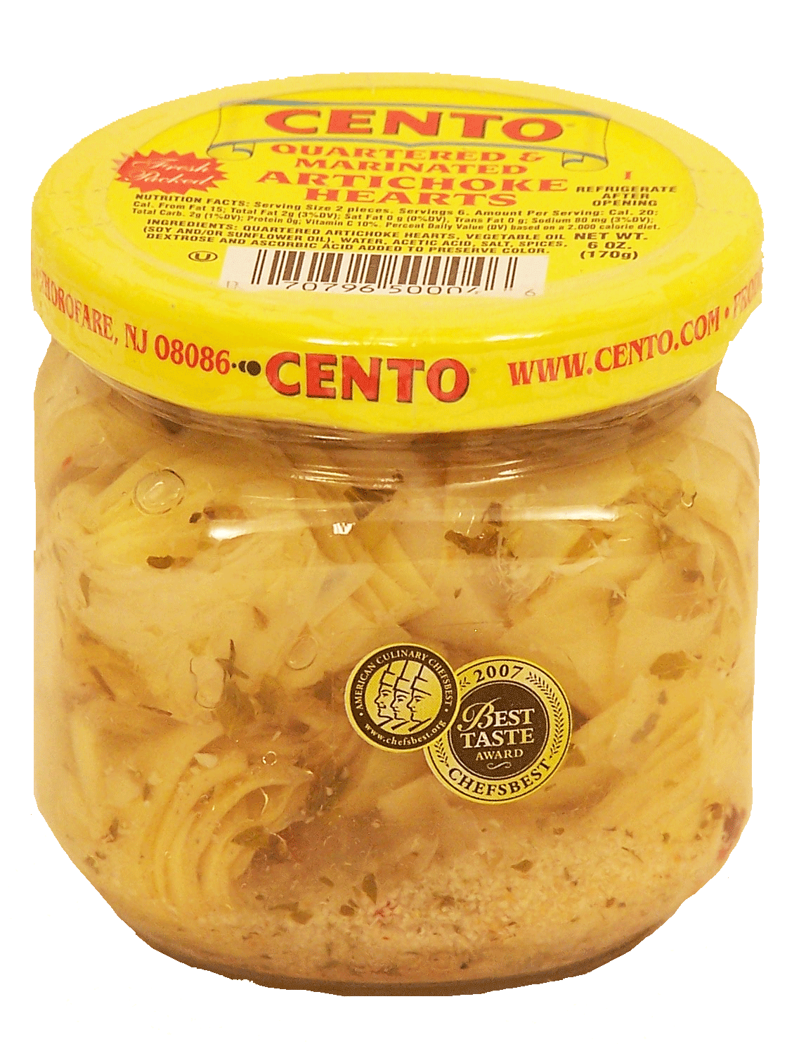 Cento&nbsp;&nbsp;quartered & marinade artichoke hearts Full-Size Picture